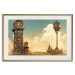 Póster Clocks in a Desert Town - Surreal Brown Composition 151147 additionalThumb 25