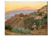Reprodukcja obrazu Taormina na tle Etny o wschodzie słońca 51347
