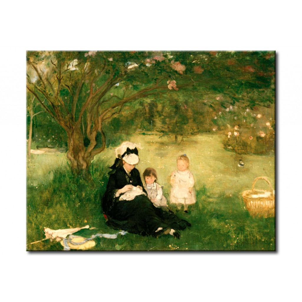 Schilderij  Berthe Morisot: Les Lilas à Maurecourt