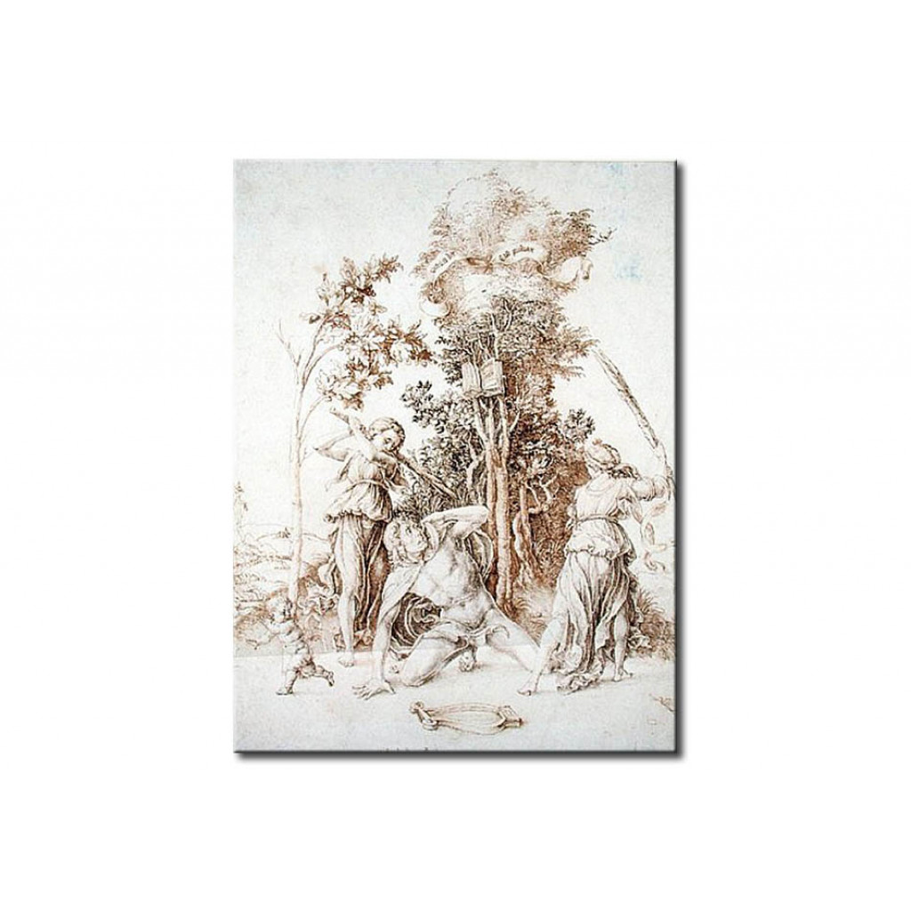Schilderij  Albrecht Dürer: The Death Of Orpheus