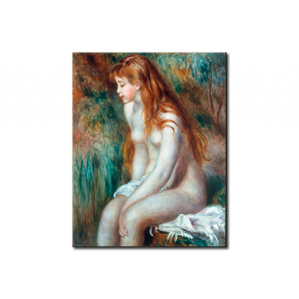 Schilderij  Pierre-Auguste Renoir: Jeune Baigneuse