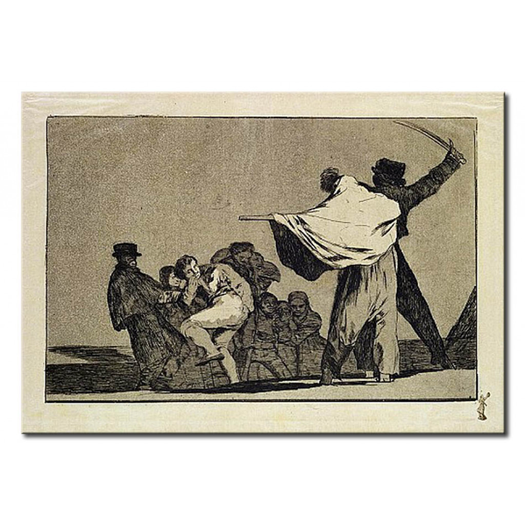 Schilderij  Francisco Goya: Well Known Folly, From The Follies Series