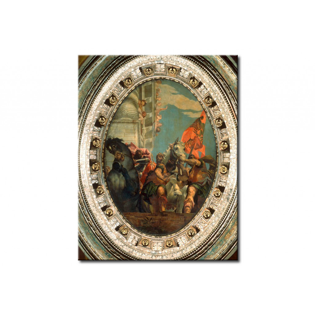 Schilderij  Paolo Veronese: The Triumph Of Mordecai
