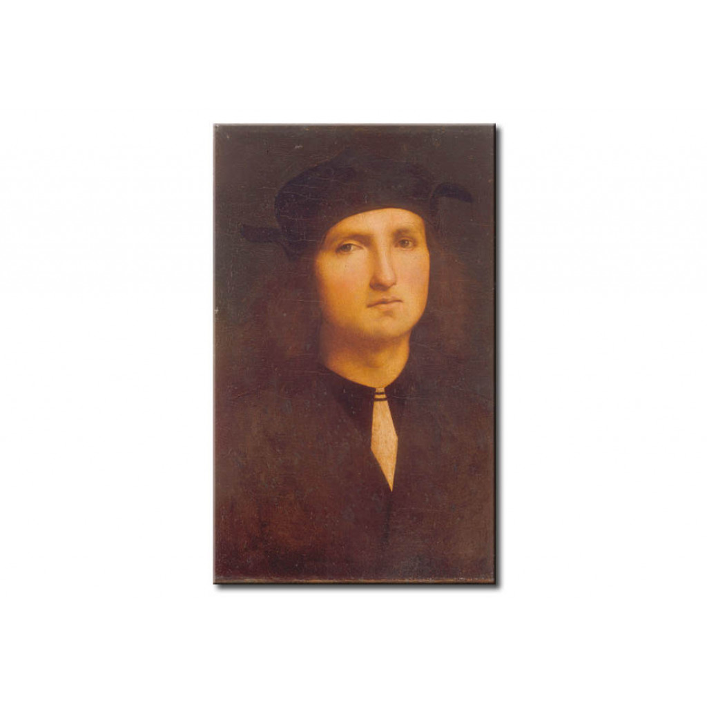 Schilderij  Pietro Perugino: Portrait Of A Young Man