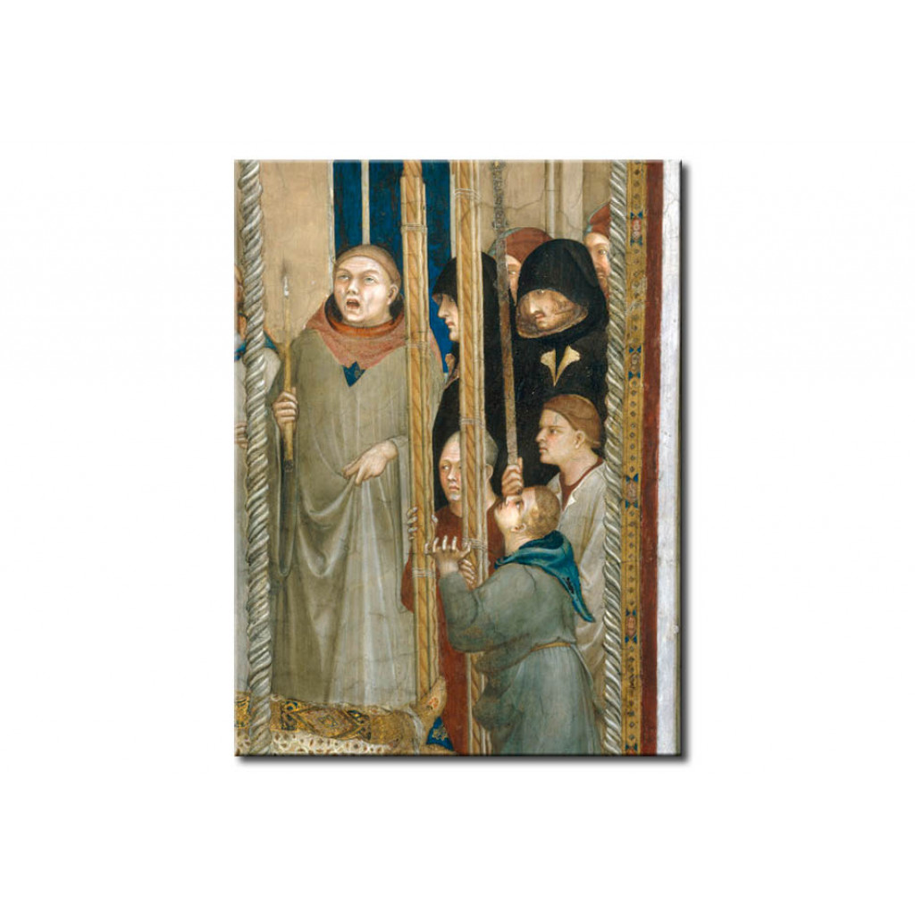 Schilderij  Simone Martini: Saint Martin Of Tours' Funerary Liturgy