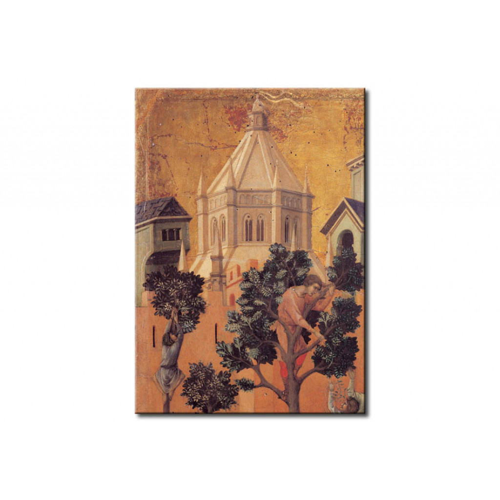 Schilderij  Duccio Di Buoninsegna: Entry Of Christ Into Jerusalem