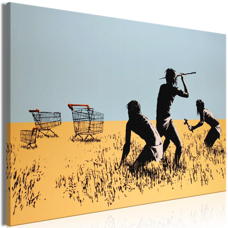 Canvas Art Print Trolley Hunters (1 Part) Wide 118657 additionalImage 2