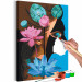 Wandbild zum Malen nach Zahlen Lotus Lady 135257 additionalThumb 3