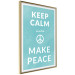 Poster Keep Calm Make Peace [Poster] 142457 additionalThumb 4