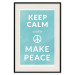 Poster Keep Calm Make Peace [Poster] 142457 additionalThumb 27