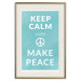 Poster Keep Calm Make Peace [Poster] 142457 additionalThumb 26