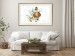 Wall Poster The Family of Ducks - Cute Painted Animals and Plants on the Background With Splashes 145757 additionalThumb 19