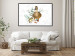Wall Poster The Family of Ducks - Cute Painted Animals and Plants on the Background With Splashes 145757 additionalThumb 15