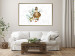 Wall Poster The Family of Ducks - Cute Painted Animals and Plants on the Background With Splashes 145757 additionalThumb 14