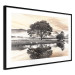 Poster Misty Landscape - Mountains and Trees Reflecting in the Lake’s Surface 147657 additionalThumb 8