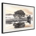 Poster Misty Landscape - Mountains and Trees Reflecting in the Lake’s Surface 147657 additionalThumb 10