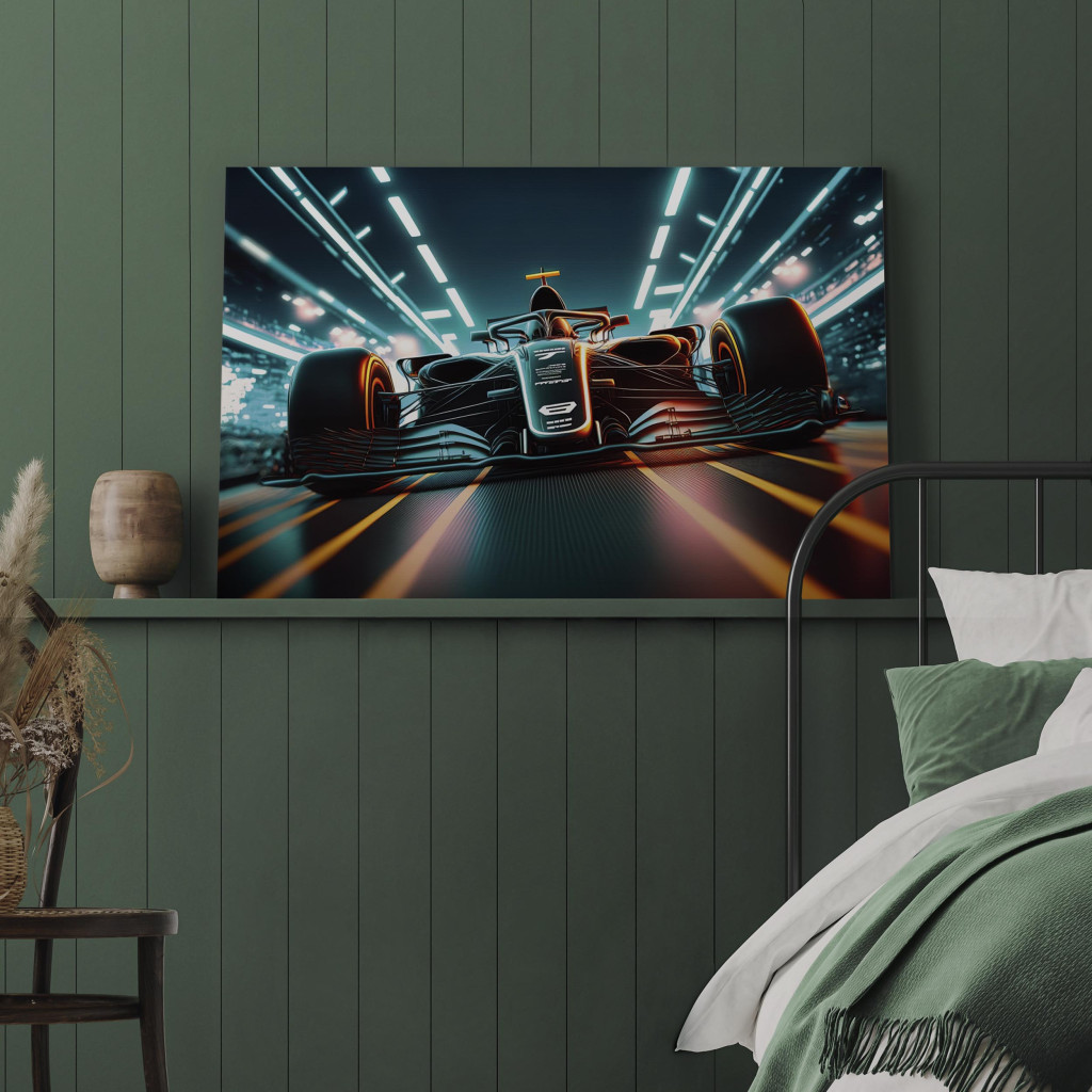 Pintura Em Tela Deadly Speed ​​- Formula 1 Car Racing To The Player’s Room