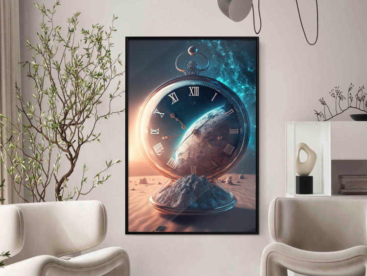 Poster Planetary Clock - Abstraction With a Time and Space Motif 151157 additionalImage 16