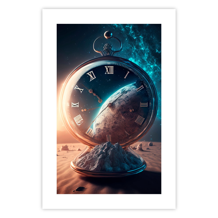 Poster Planetary Clock - Abstraction With a Time and Space Motif 151157 additionalImage 22