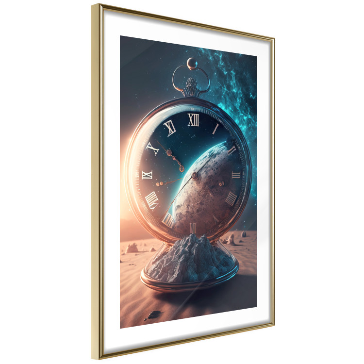 Poster Planetary Clock - Abstraction With a Time and Space Motif 151157 additionalImage 5