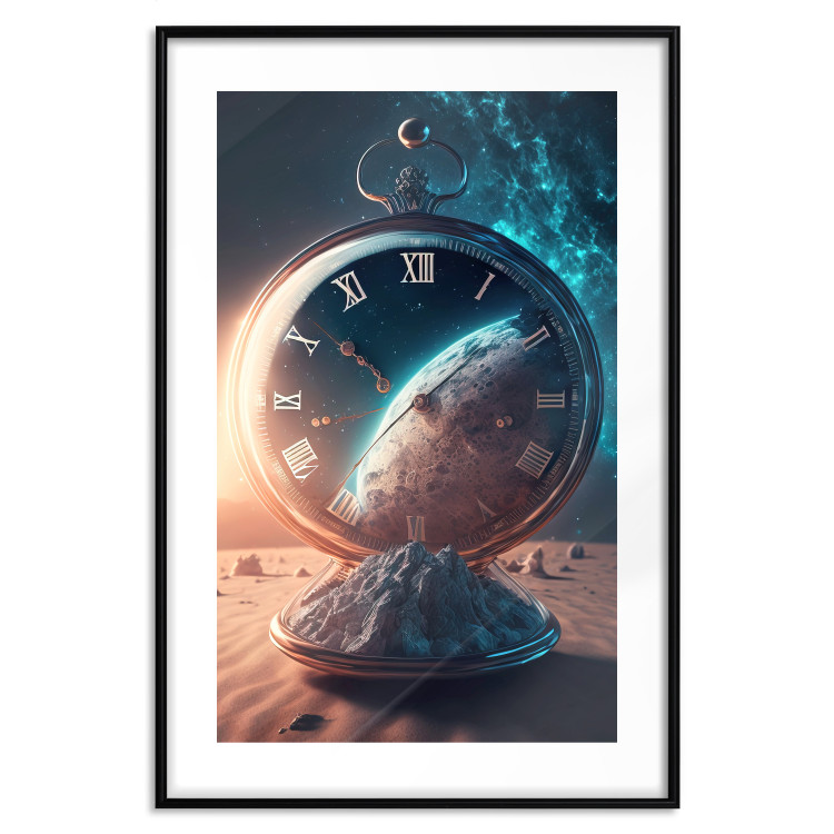 Poster Planetary Clock - Abstraction With a Time and Space Motif 151157 additionalImage 23