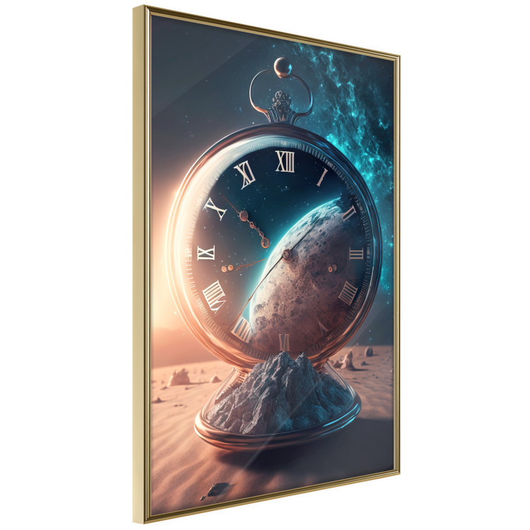 Poster Planetary Clock - Abstraction With a Time and Space Motif 151157 additionalImage 3