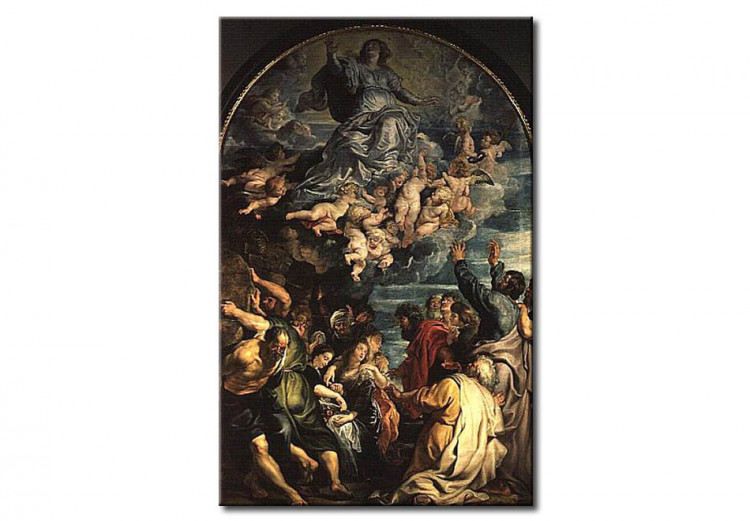 Reprodução do quadro The Assumption of the Virgin Altarpiece 50757
