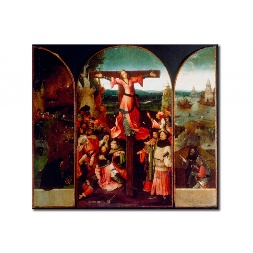 Schilderij  Hieronymus Bosch: Altarpiece Of St. Julia