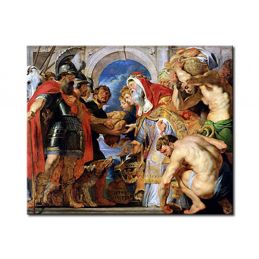 Schilderij  Peter Paul Rubens: Abraham And Melchizedek