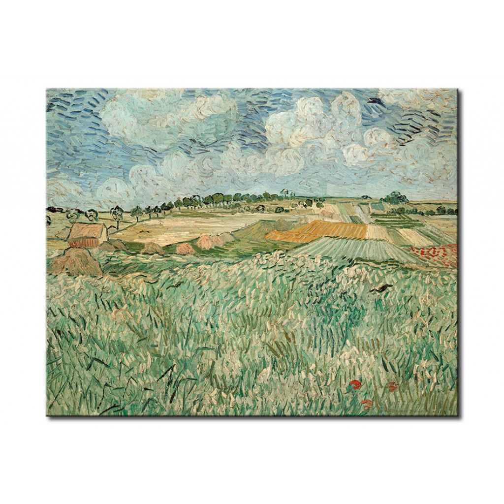 Schilderij  Vincent Van Gogh: The Plain Of Auvers