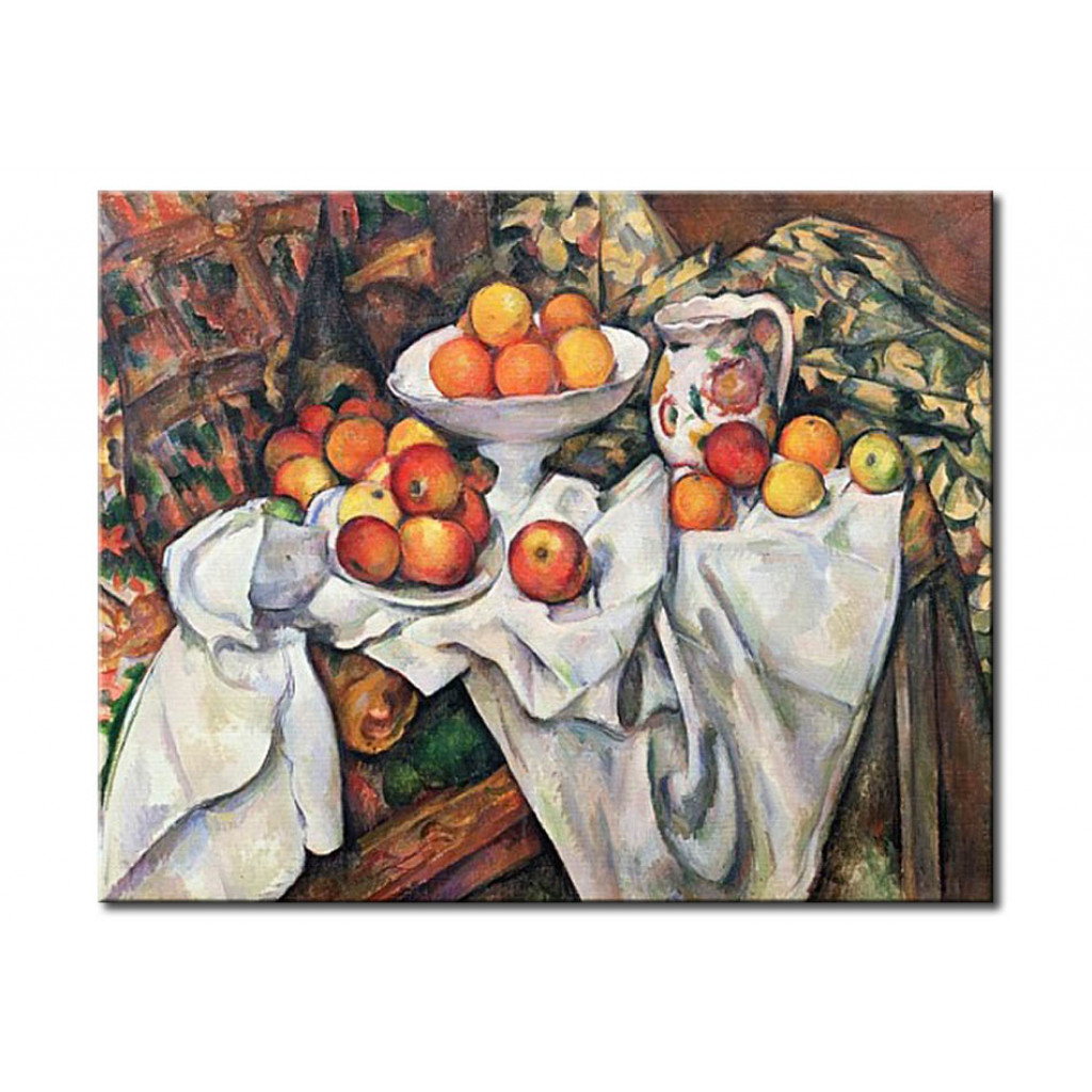 Schilderij  Paul Cézanne: Apples And Oranges