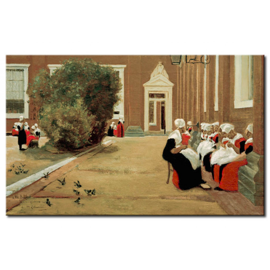 Schilderij  Max Liebermann: Free Hour At Amsterdam Orphanage