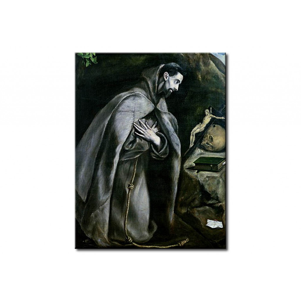Schilderij  El Greco: St. Francis Of Assisi