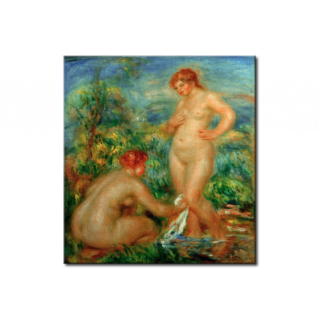 Schilderij  Pierre-Auguste Renoir: Zwei Badende