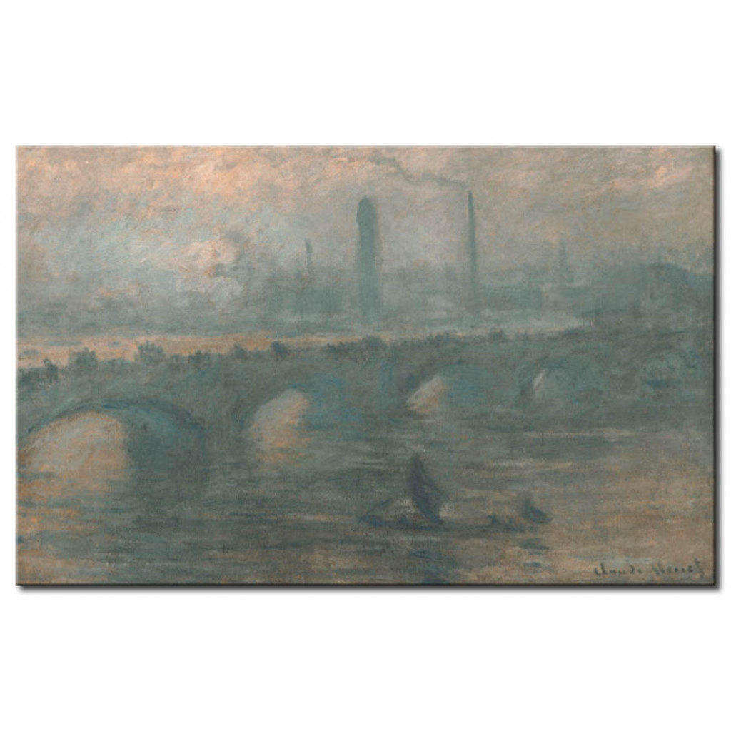 Reprodukcja Obrazu Waterloo Bridge, Matin Brumeux