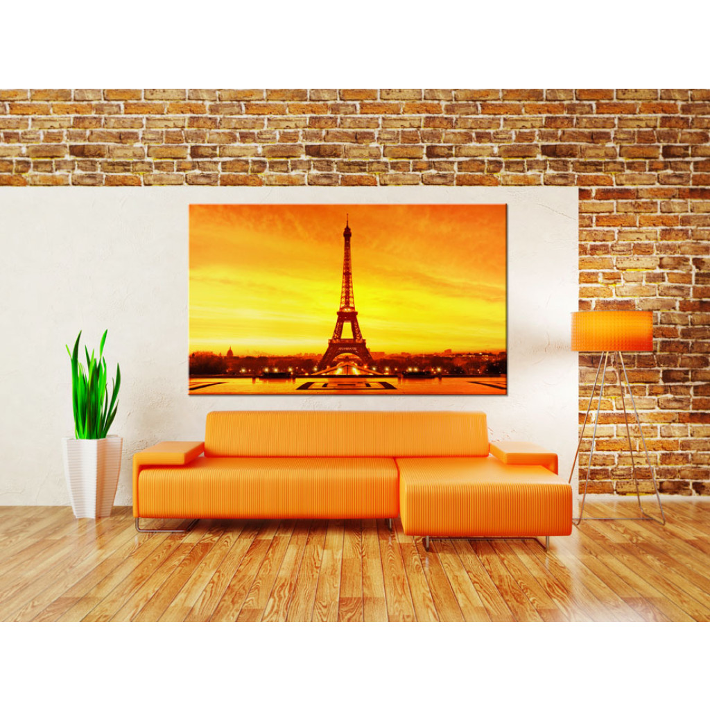 Obraz Oranżowy Paryż