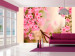 Wall Mural Pink Azaleas - Close-up of Flowers on a Bright Blurred Plant Background 60457