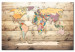 Dekorative Pinnwand The World at Your Fingertips [Cork Map] 92157 additionalThumb 2