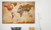 Ozdobna tablica korkowa Mapa świata: Brązowa elegancja [Mapa korkowa] 96057 additionalThumb 3