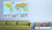 Decoratief prikbord World: Colourful Map II [Cork Map] 98057 additionalThumb 3