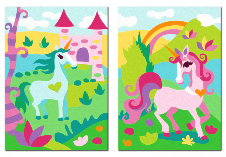 Kit de pintura por números para niños Unicornios fabulosos 107267 additionalImage 7