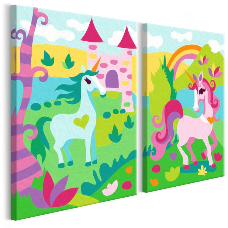 Kit de pintura por números para niños Unicornios fabulosos 107267 additionalImage 5