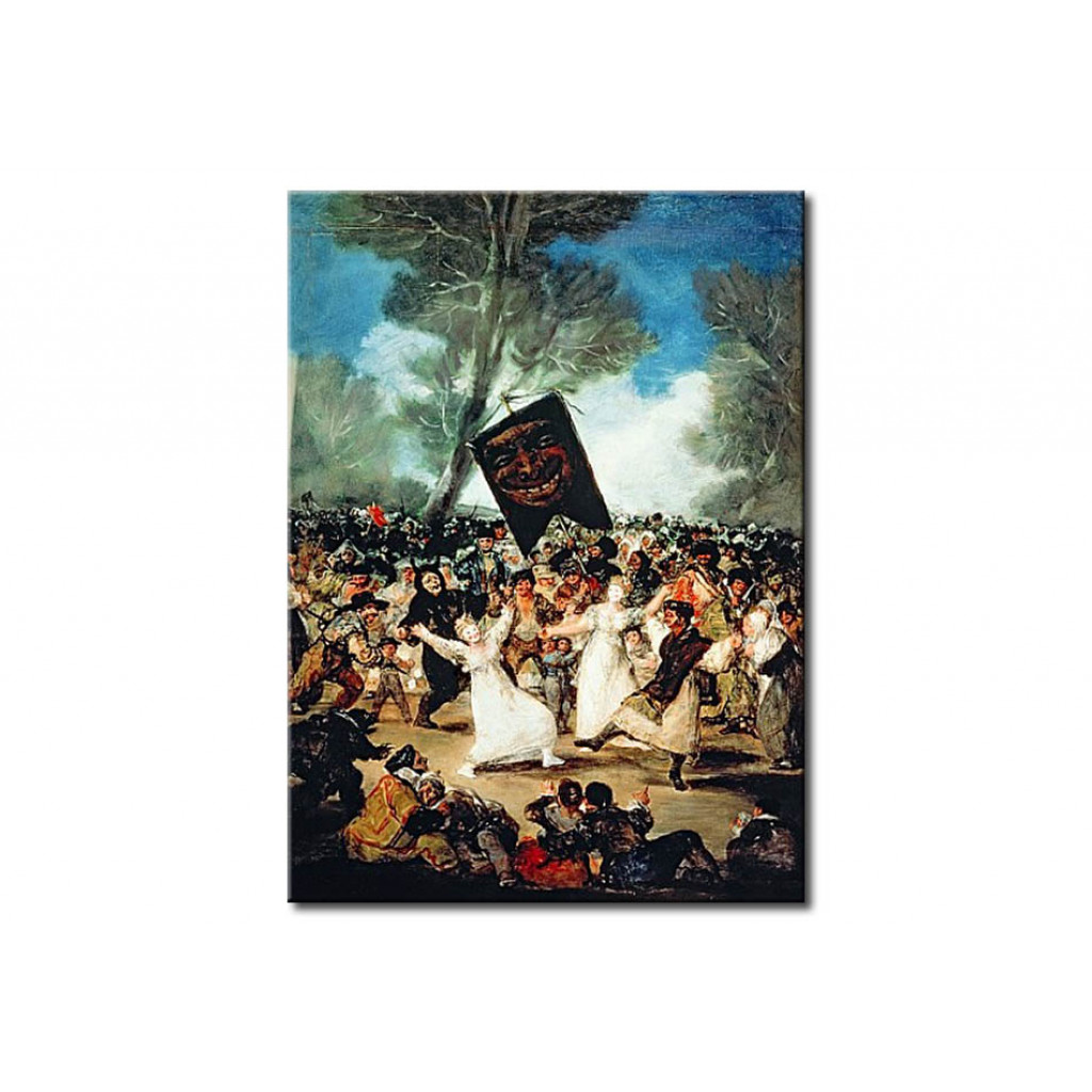 Schilderij  Francisco Goya: The Burial Of The Sardine (Corpus Christi Festival On Ash Wednesday)