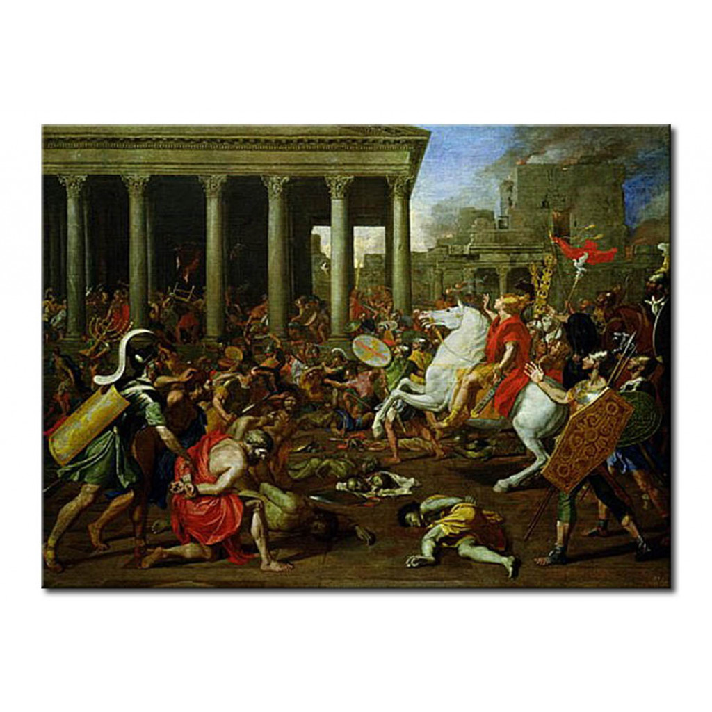 Schilderij  Nicolas Poussin: The Destruction Of The Temples In Jerusalem By Titus