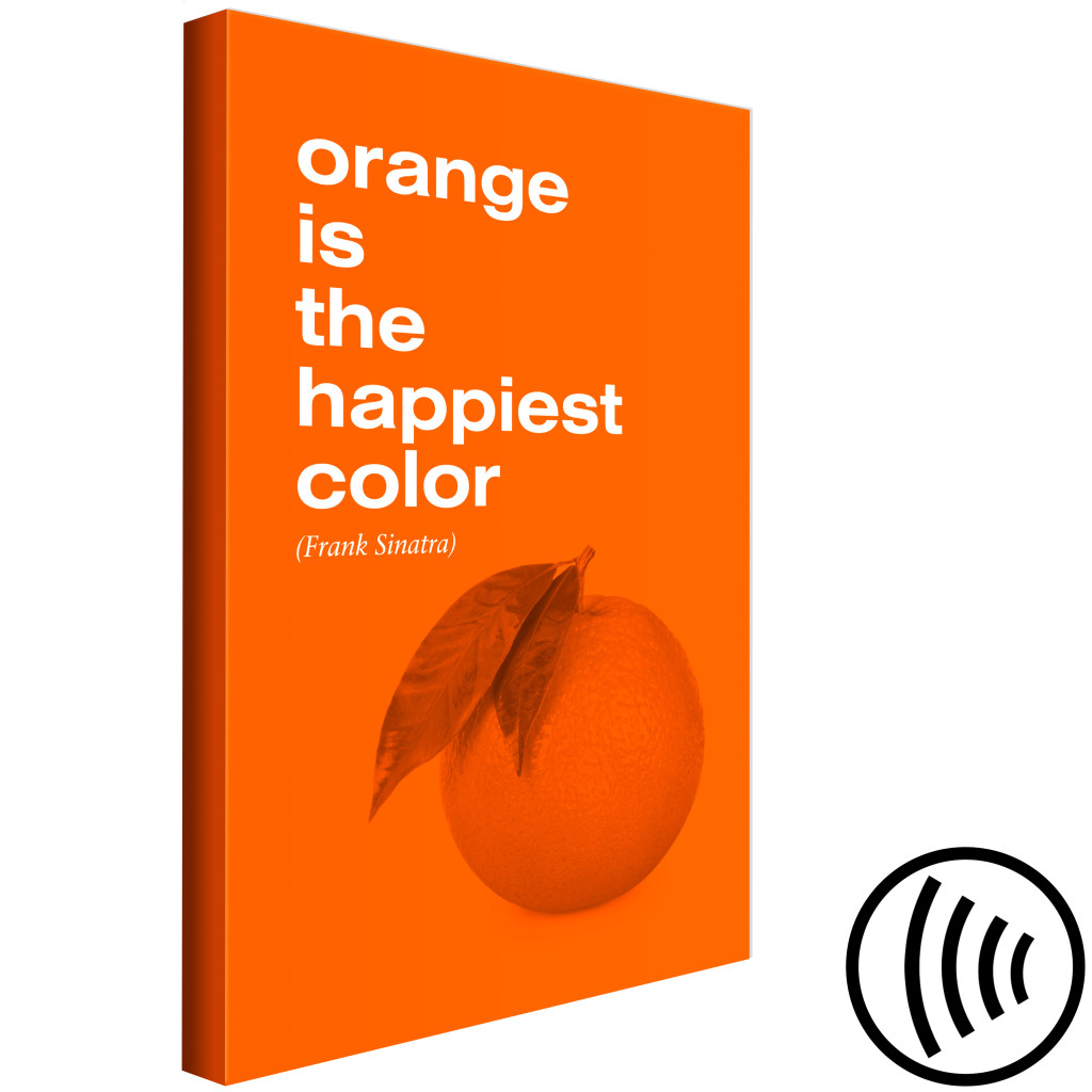 Canvastavla The Happiest Colour (1 Part) Vertical