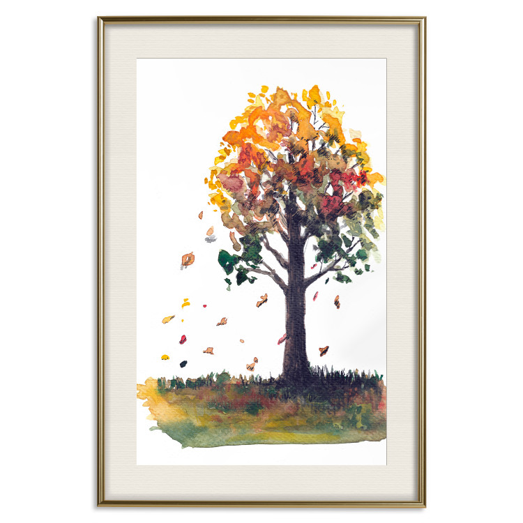 Wall Poster Rain of autumn leaves 131467 additionalImage 27