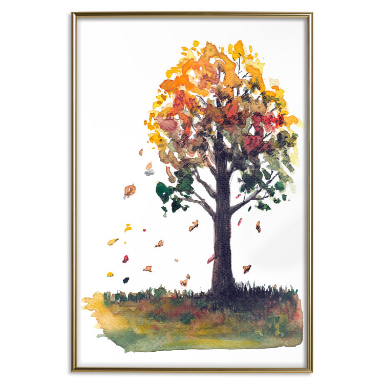 Wall Poster Rain of autumn leaves 131467 additionalImage 17