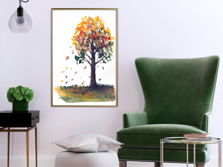 Wall Poster Rain of autumn leaves 131467 additionalImage 7