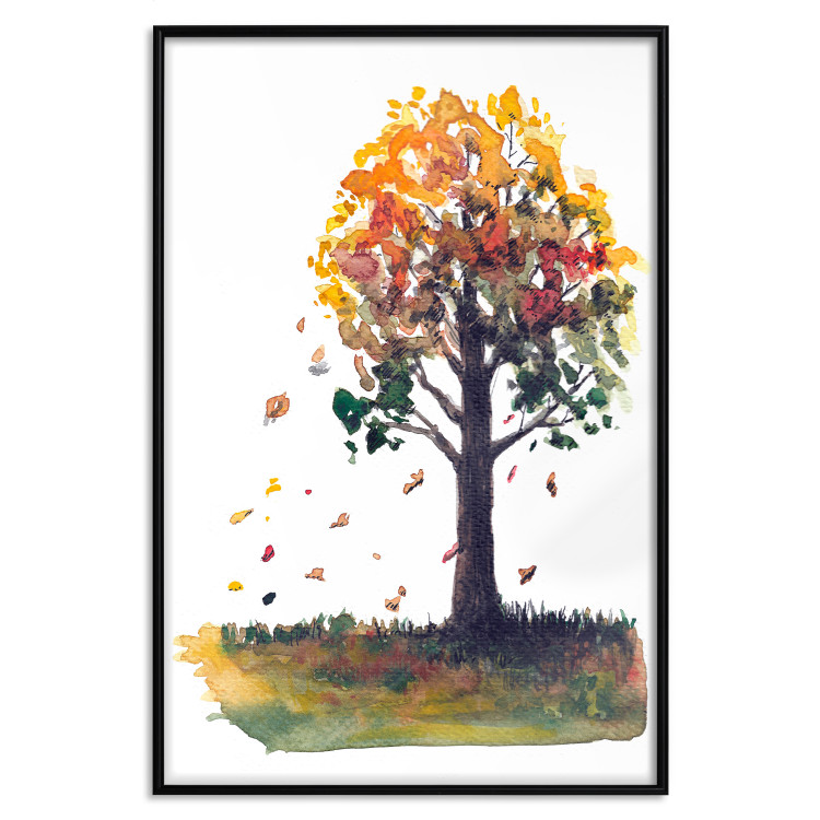Plakat Deszcz jesiennych liści