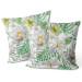 Sammets kudda A crisp spring - a subtle floral composition in the cottagecore style 147067 additionalThumb 3